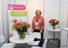 Sylvie Mamias, Secretary General of Union Fleurs, was at the IFTF to explain the benefits for floriculture companies of joining their organisation.